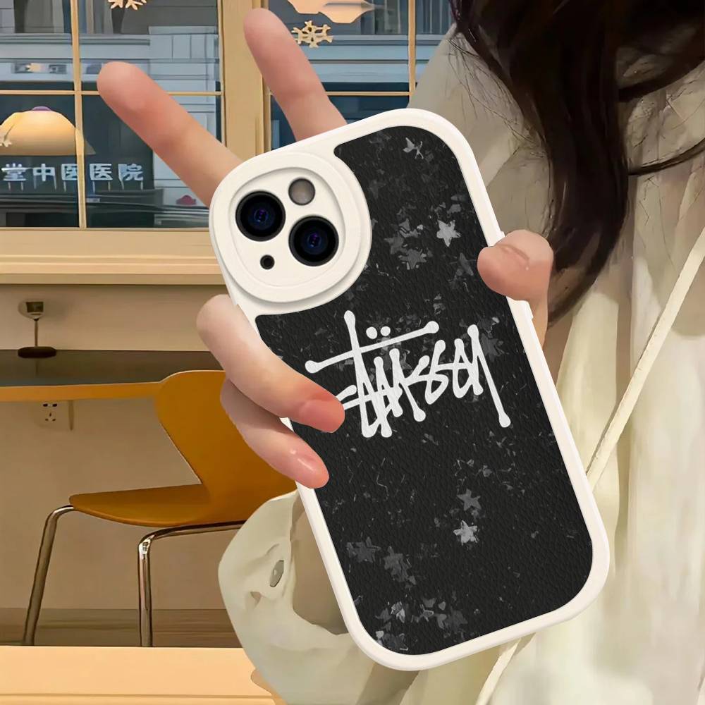 Zwart-Wit NO.8 Bal Leer Telefoonhoesje Voor IPhone 16 15 14 13 12 11 Pro Max Plus Cover