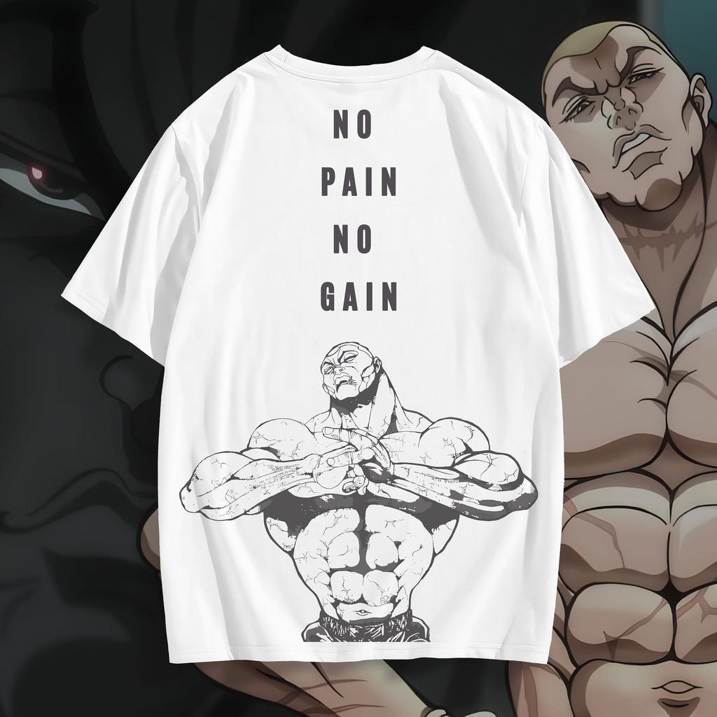 Baki Hanma Short Sleeve Print Tshirt Clothing Tee Women Cotton T Shirt Fashion Summer Tops Y2k Short Sleeves Classic