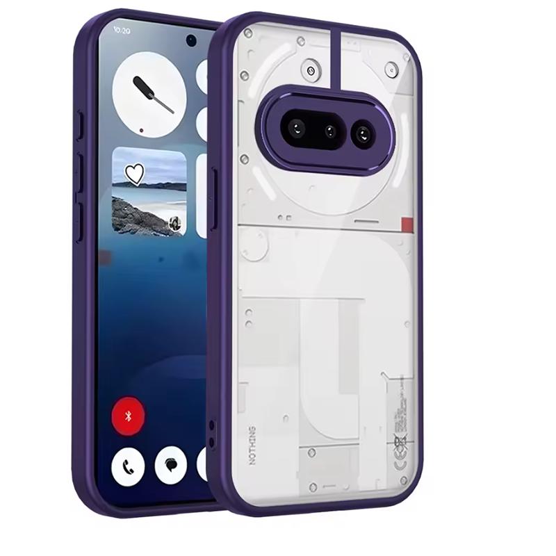 

Чохол для Nothing Phone 3A A059 Повітряна подушка Ударостійкий Силіконовий бампер Прозора матова задня кришка Жорсткий чохол для телефону для Nothing Phone 3A 5G Nothing Phone (3a)