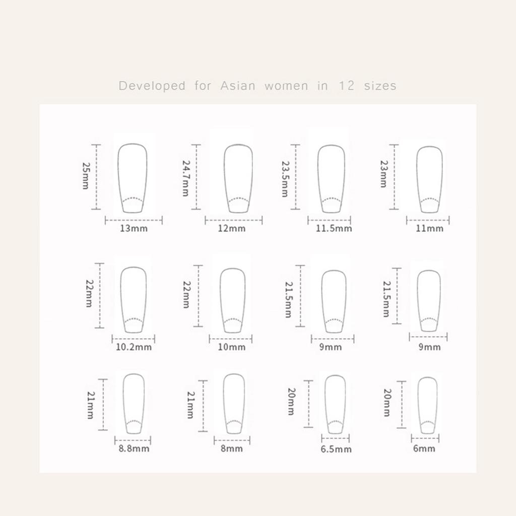 24pcs Ballerina French False Nail Full Cover DIY Decoration Nails Tip Easy and Quick Nail Art for Women