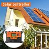 Controler de încărcare solară 10-100A Controler de panou solar cu regulator solar dublu USB 12V/24V MPPT/PWM Paremetru automat reglabil
