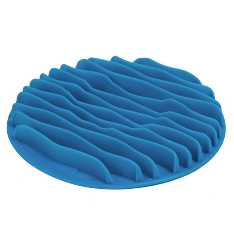

Jungle Design Slow Feeder Bowl for Dogs And Cats Anti Slip Puppy Choke Proof Healthy Eating Feeding Supplies Pet Supplies S синий