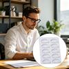 Lightweight Nose Pads 25 Pairs Glasses with Adhesive Backing Anti-Slip Stick-on Eyeglasses