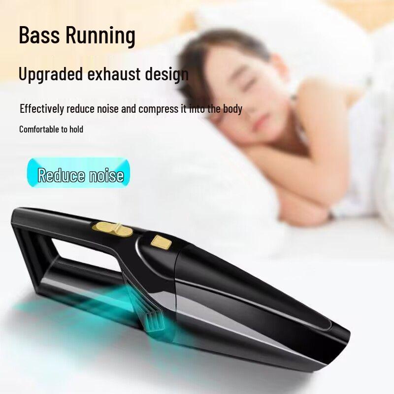 Wireless Car & Home Vacuum Cleaner: High-Power Suction, Portable Handheld for Sedan Interiors