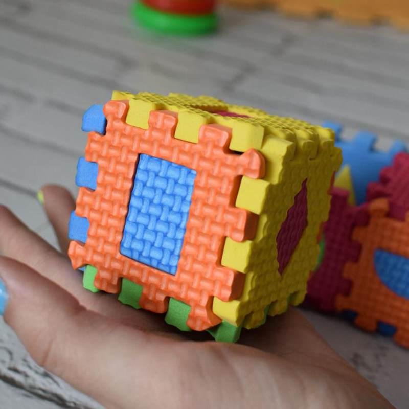36 pezzi puzzle giocattoli per bambini schiuma numeri alfabeto