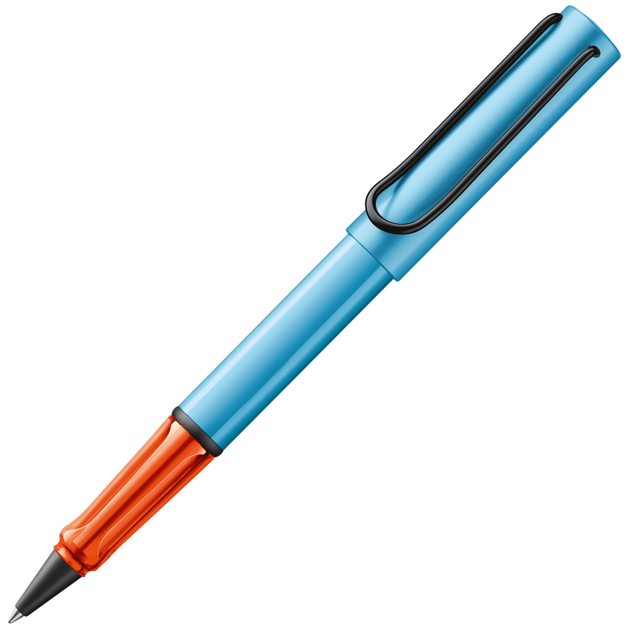 

Lamy Denim Эргономичная ручка и толщина линии M Легкий алюминиевый корпус Ручка-роллер, включая стержень-роллер M 63 дюйма Черный AL-star - Прозрачный, - - джинсовый