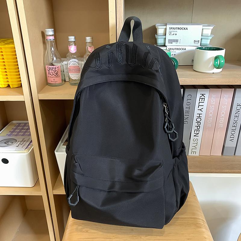 

Student s Large Capacity Schoolbag Women s Backpack синій