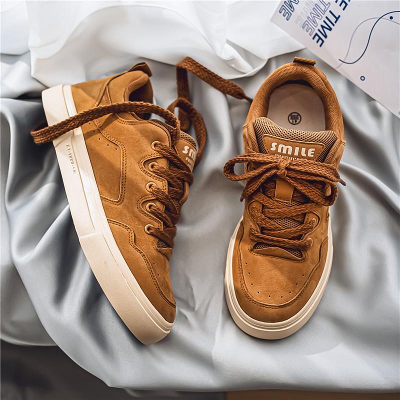 

Популярная мужская обувь осень-зима 2024 года, новая молодежная американская ретро-спортивная и досуговая обувь на толстой подошве, повышающая устойчивость к скольжению 39