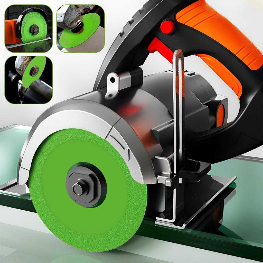 3Pcs Glass Cutting Disc 115/125mm Diamond Marble Saw Blade Thin Ceramic Tile Jade Wine Bottles Grinding Cutting Grind Disc Tool