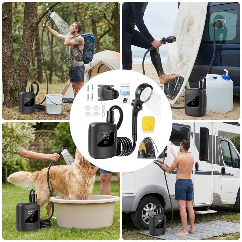 ABS Camping Shower Package With Fast Warming For Outdoor entertainment