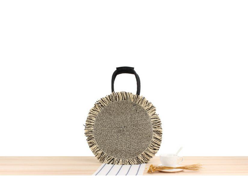 Minimalist Style Handmade Woven Paper Rope Bag - Dual-Use Handbag & Shoulder Bag