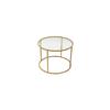 - Gold Berlin Coffee Table - 60cm
