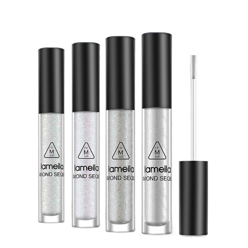 Latijns-Amerika Glitterende Zeemeermin 3D Oogschaduw: Schitterende, Lichtgewicht, Langhoudende Vloeistof voor Onder-oog Glow