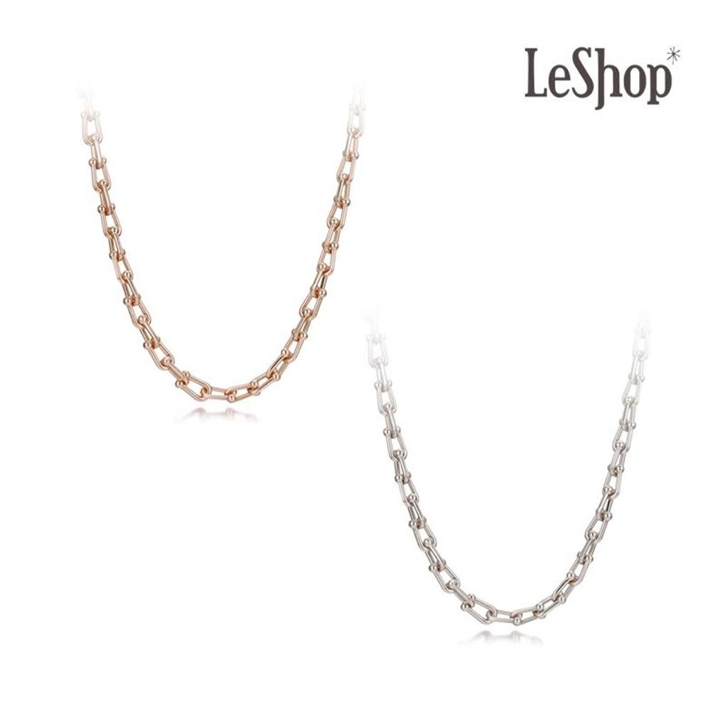 [LeShop] 14K Erno Chain Necklace (Gold Plated)_LJ5322BRN