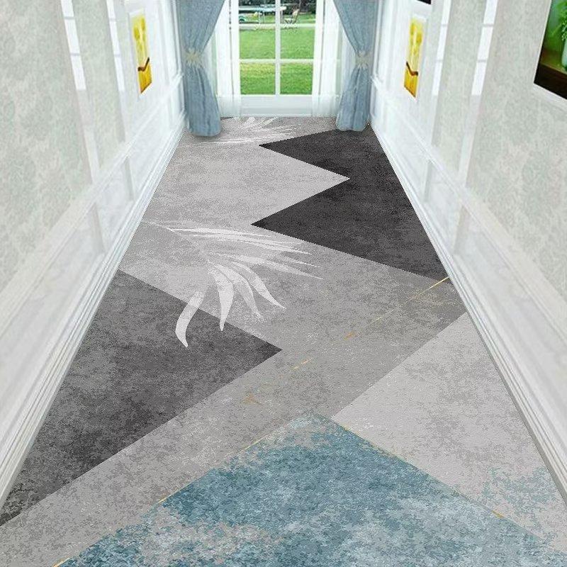 Modern Fashion Household Long Corridor Carpet Runner Home Decoration Hotel Hallway Rug Washable Villa Stairway Mats Customizable