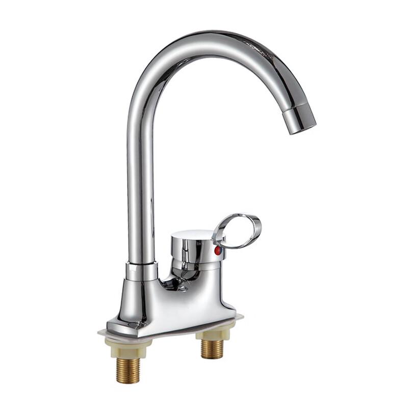 Copper Basin Faucet with 360° Swivel Spout
