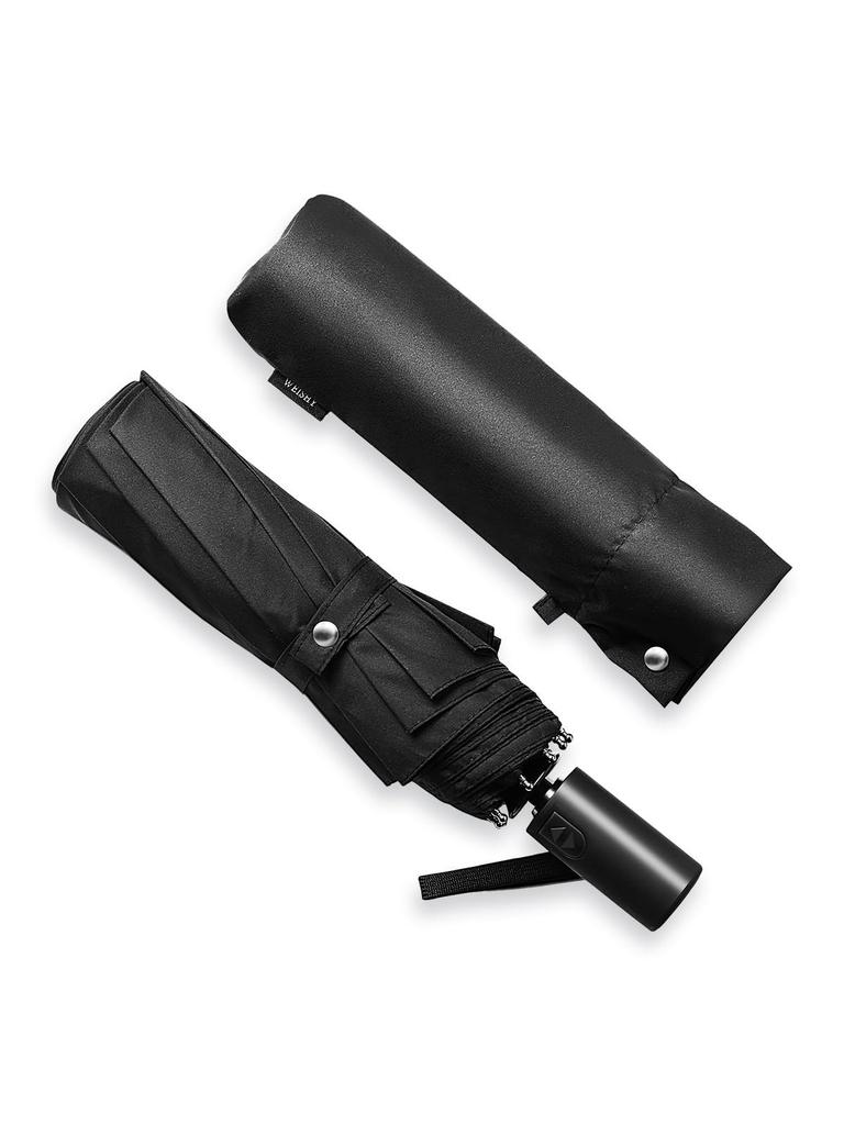 KIZAWA Folding Automatic with 10 58cm Main Rib Umbrella, One-Touch Open/Close, Large, Men's, Women's, Water-Repellent, Durable, Windproof, Rainproof,