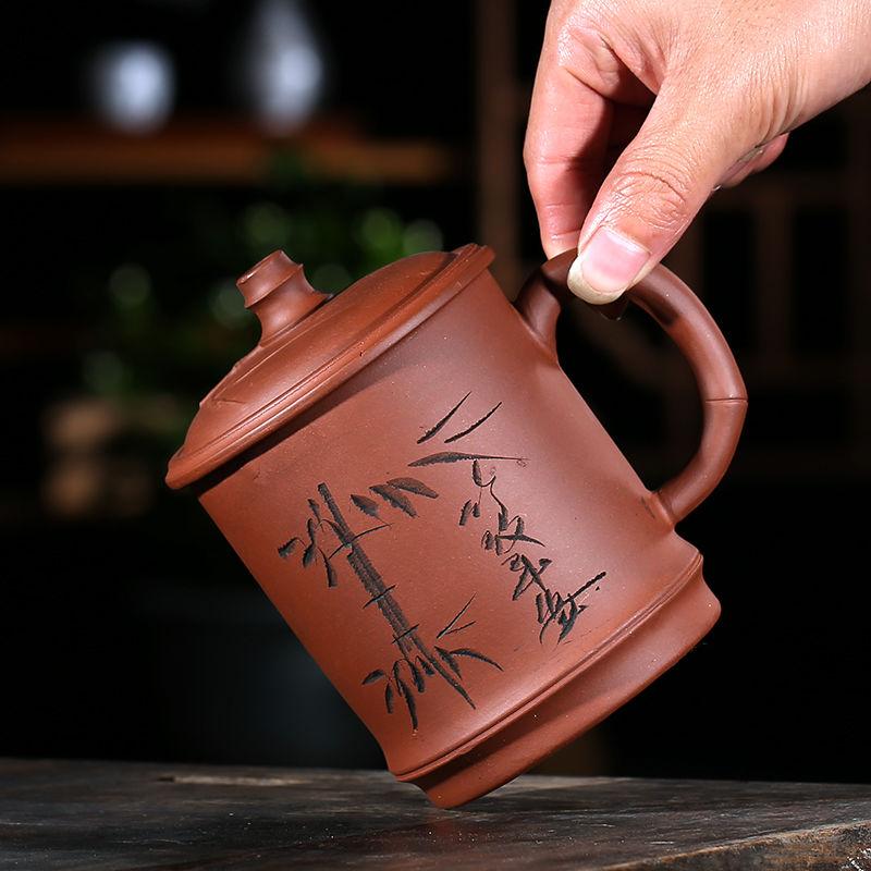 Teetasse Lila Ton Teetasse Keramiktasse Zisha Tasse Chinesisches Teegeschirr Kostenlos