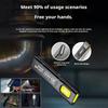 Led Keychain Flashlight Rechargeable 550Lm Portable Mini Torch Pocket Lantern Flood Work Light With Magnet For Emergency