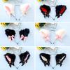Simulation Animal Plush Ear Design Headwear Cosplay Party Decor Prop with Bell