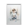 Angelic Prayer of a Boy Angelic Prayer of a Boy, 40X50 Cm, Gold Aluminum Frame, 230 Gsm Matte Paper