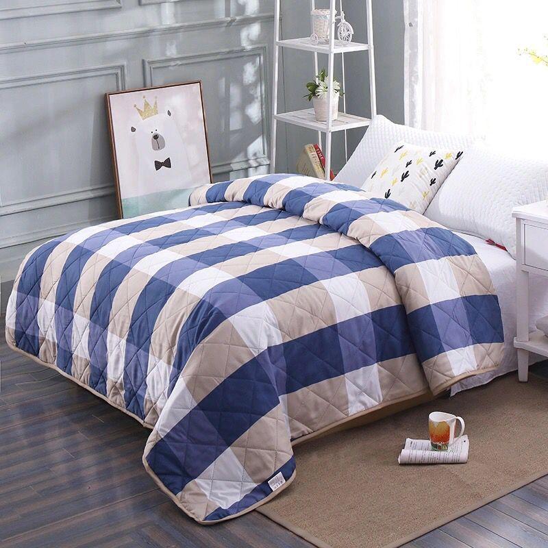 2021 summer washed quilt 1 pcs soft breathable skin-friendly and cool blanket thin new quilt bedspread