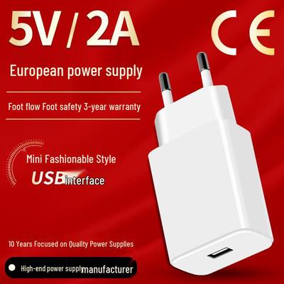5V2A USB Charger EU Standard CE Certified Plug Mobile Phone Adapter