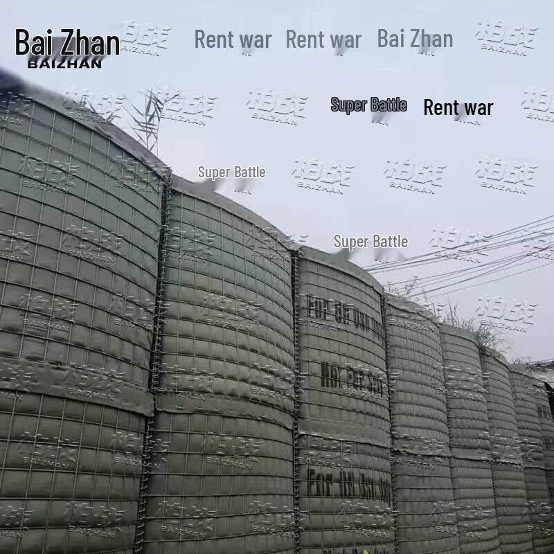 Galvanized Metal Defensive Barrier & Flood Control Cage