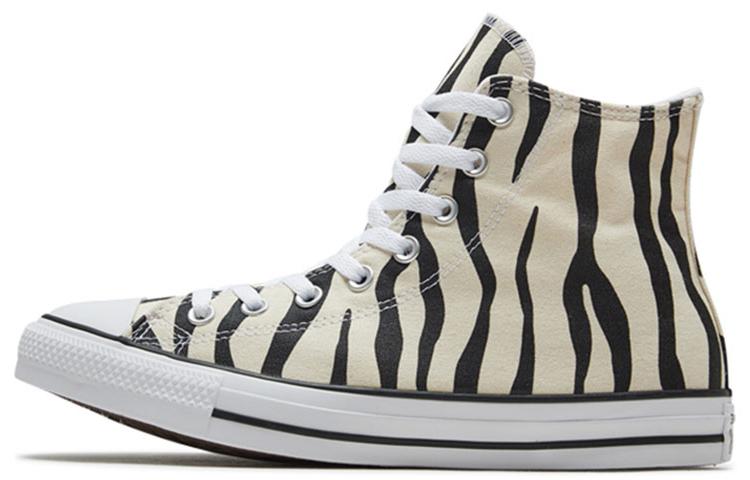 Converse Archive Print Chuck Taylor All Star High Top In Black/Greige 166258C