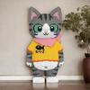 30133 Piece Fat Cat Building Block Set 14 Years Old and Above Christmas/Easter Gift Small Particle Splicing Difficult Home Decor