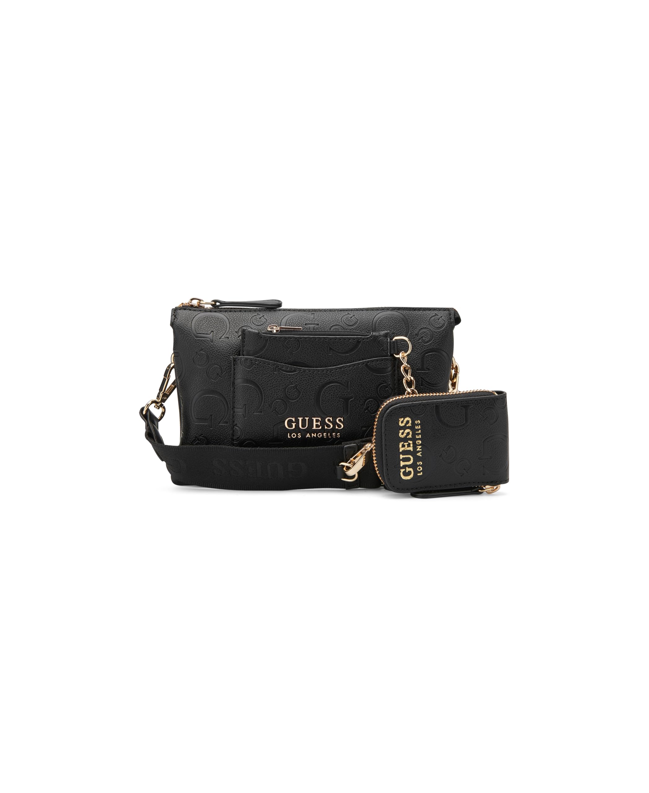 

Mini Bags NORMANDY MINI CROSSBODY TOP ZP BLA [Guess] Women s