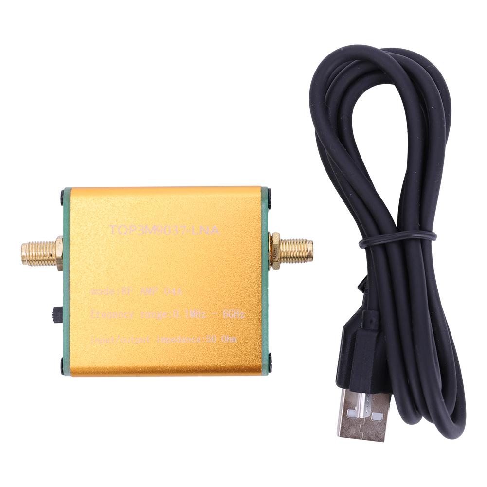 0.1MHz‑6GHz High Gain LNA RF Power Preamplifier Wide Frequency Range Amplifier Module for Shortwave RF Software Defined Radio