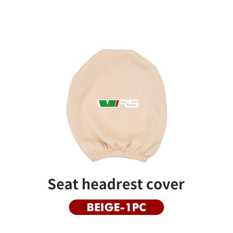 Car Seat Headrest Neck Pillow Cover Anti-Dirty Protective Cover For Skoda Octavia 2 3 Rapid Kodiaq Karoq Fabia Kamiq Superb MK3