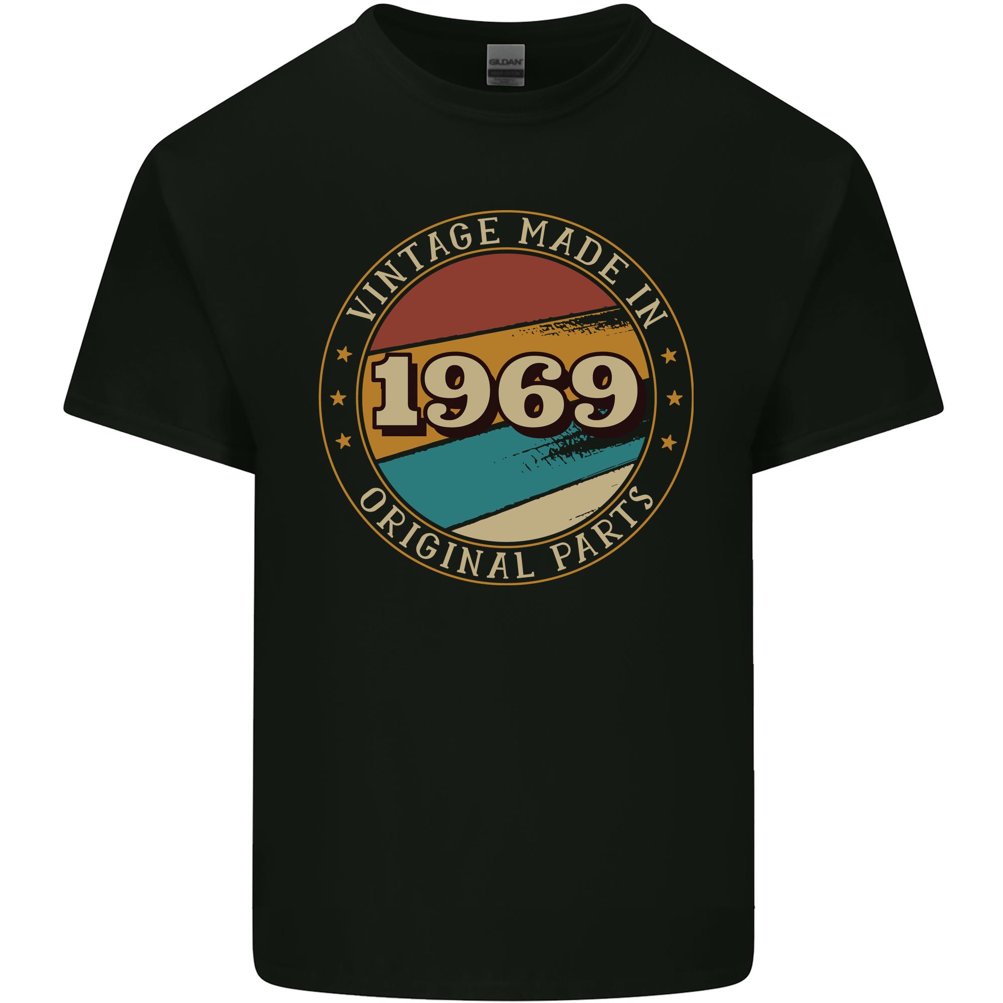 57th Birthday Vintage Made In 1969 Unisexs Light Cotton TShirt S