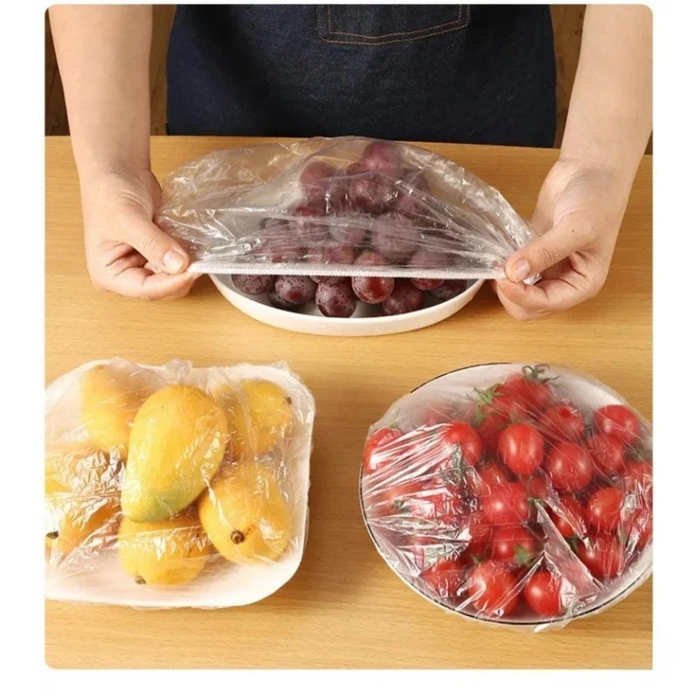 200-Piece Reusable Stretch Lids & Shower Caps Kit, Silicone Covers for Food Storage and Bathroom Protection