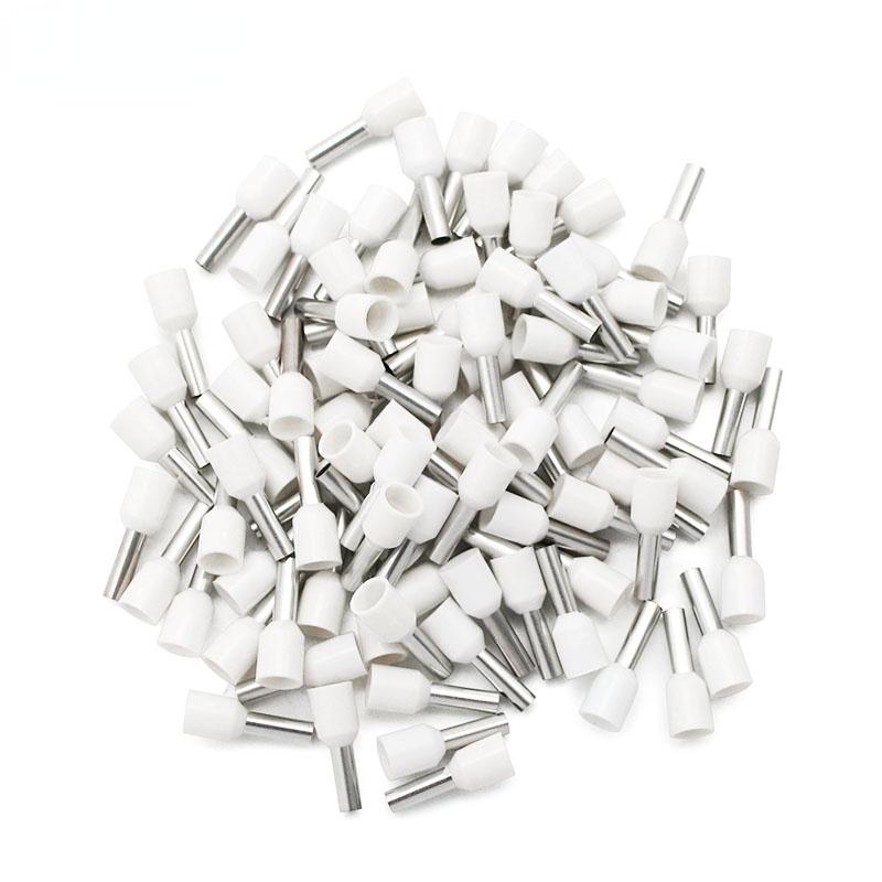 1000Pcs/Pack E0508 E7508 E1008 Insulated Ferrules Terminal Block Cord End Wire Connector Electrical Crimp Terminator