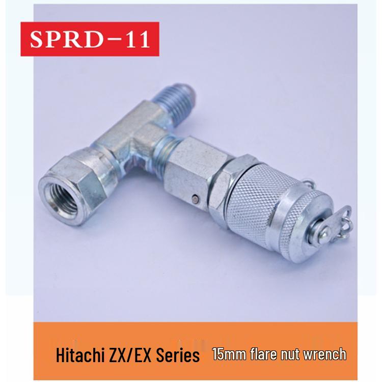 Excavator Hydraulic Pressure Gauge Adapter Set
