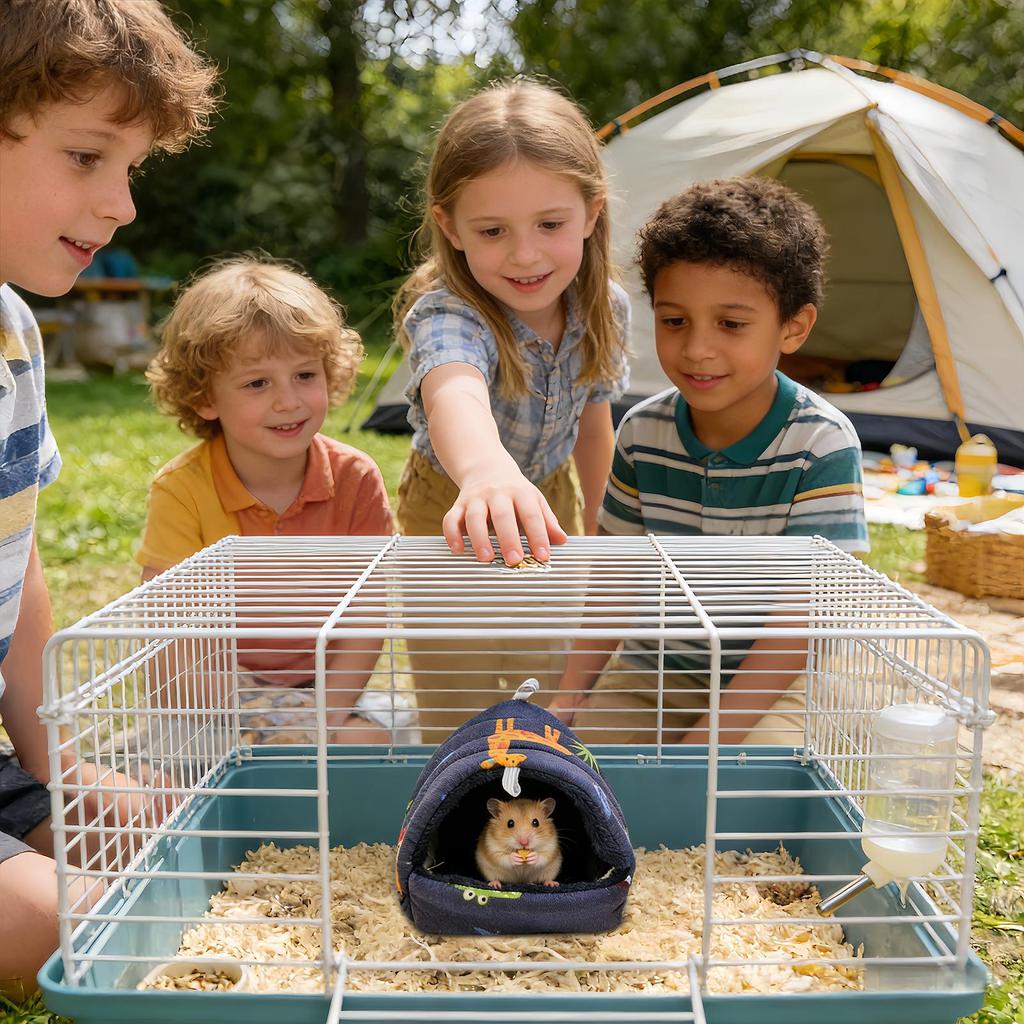 Lettino riscaldante per uccelli USB, morbido, elettrico, per animali domestici, pappagalli, lettino caldo per gabbia, habitat, recinto, casa, nido, nascondiglio, per dormire