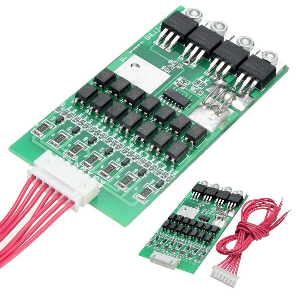 7S Cell 24V 20A 18650 Li-ion Lithium Battery BMS Protection Board With Balancing