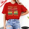 Wish You Were Beer Vintage Rainbow Glass Unisex Tshirt Cotton Short Sleeve Casual Summer Fashion Top Gift For Beer Lover