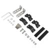 Black Bumper Tube Clamp Maximum Diameter 22-32mm Suitable For Trucks Aluminum Alloy Material For Agricultural Vehicles
