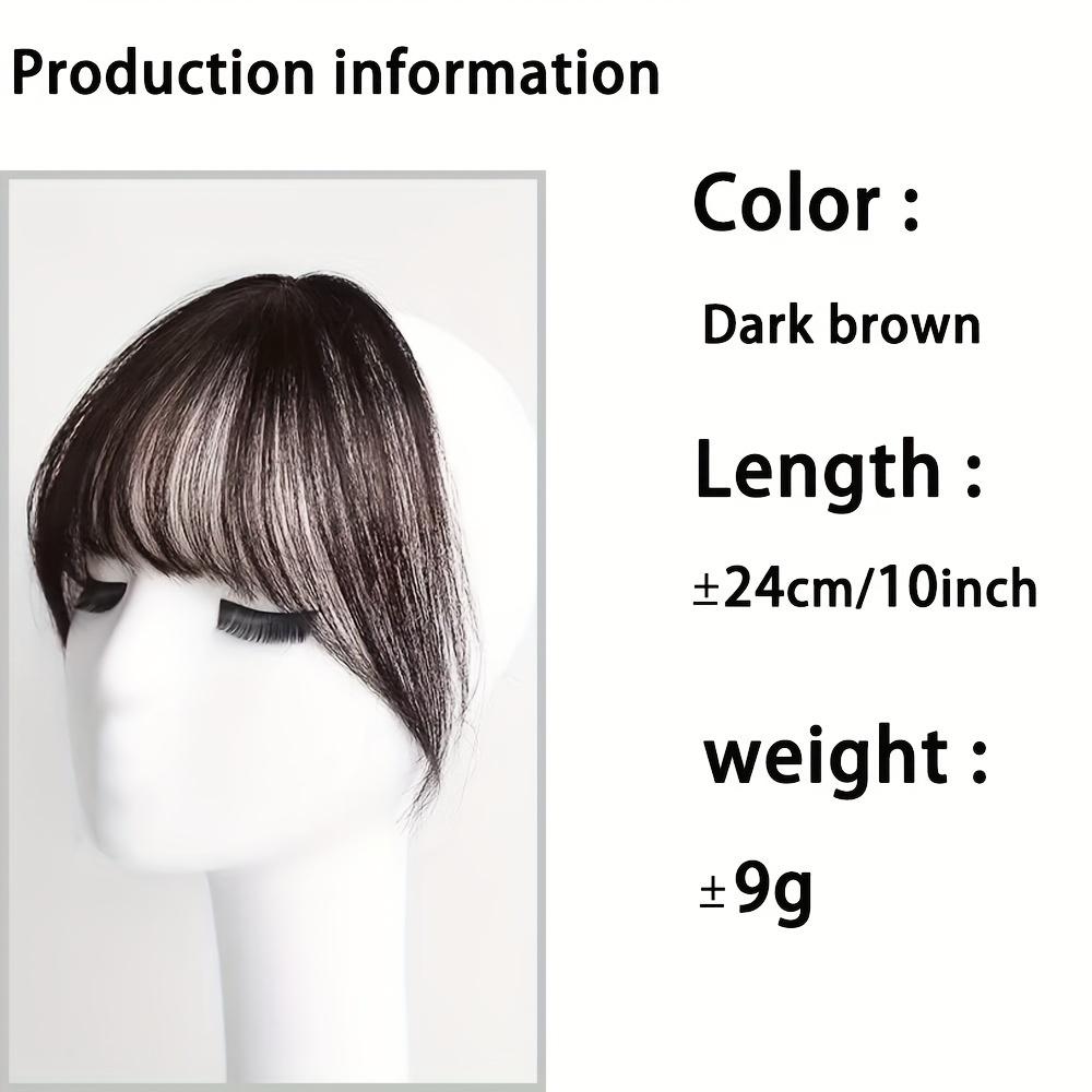 

MISSQUEEN Синтетическая короткая прямая заколка для волос с челкой, накладная воздушная челка, натуральный мягкий изогнутый парик с челкой для женщин 24cm