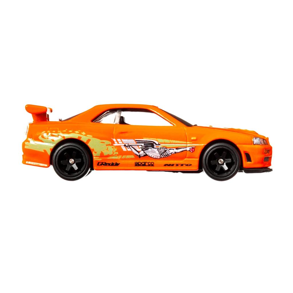 Hot Wheels Szybcy i wściekli Nissan Skyline lata i HKD21 - GT-R (BNR34) [3 w górę]
