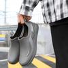 Hot Sale Men's Rain Boots Low-top Non-slip Men Rain Shoes Wear-resistant Waterproof Work Shoes Outdoor Fishing Rubber Shoes Male