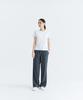 WHOLOVESART [Summer Fabric Added] Unisex Semi-Wide Elastic Waist Slacks Gray