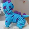 1 Stück Haustier Herbst/Winter Dinosaurier Verwandlungskostüm, Geeignet für kleine Hunde