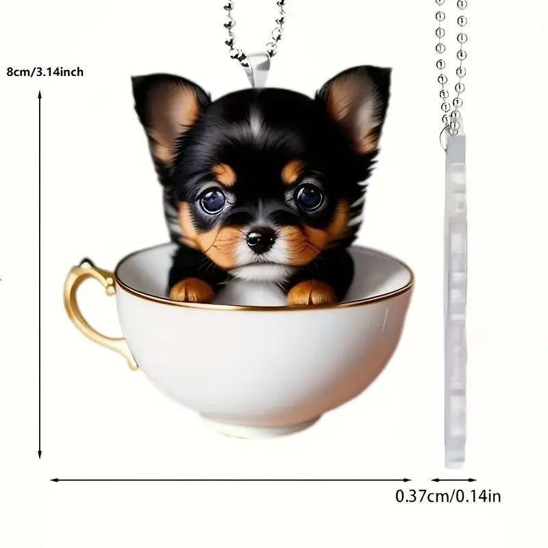 

Очаровательное новое акриловое подвесное украшение в виде кошки для декора автомобиля, стильное и игривое