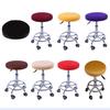 Stretchable Bar Stool Slip Cover Round Seat Cushion Chair Protector for Home Bar Restaurant Decor