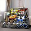 Custom 1pc Bubbles Friends Adventure Blanket, Soft And Comfortable Blanket, Casual Warm, Camping Travel Blanket, Birthday Gift Q913169