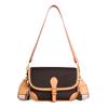 Women's Vintage Color Block Saddle Crossbody Bag - Large Capacity, Single Shoulder, Commuter Style 2025